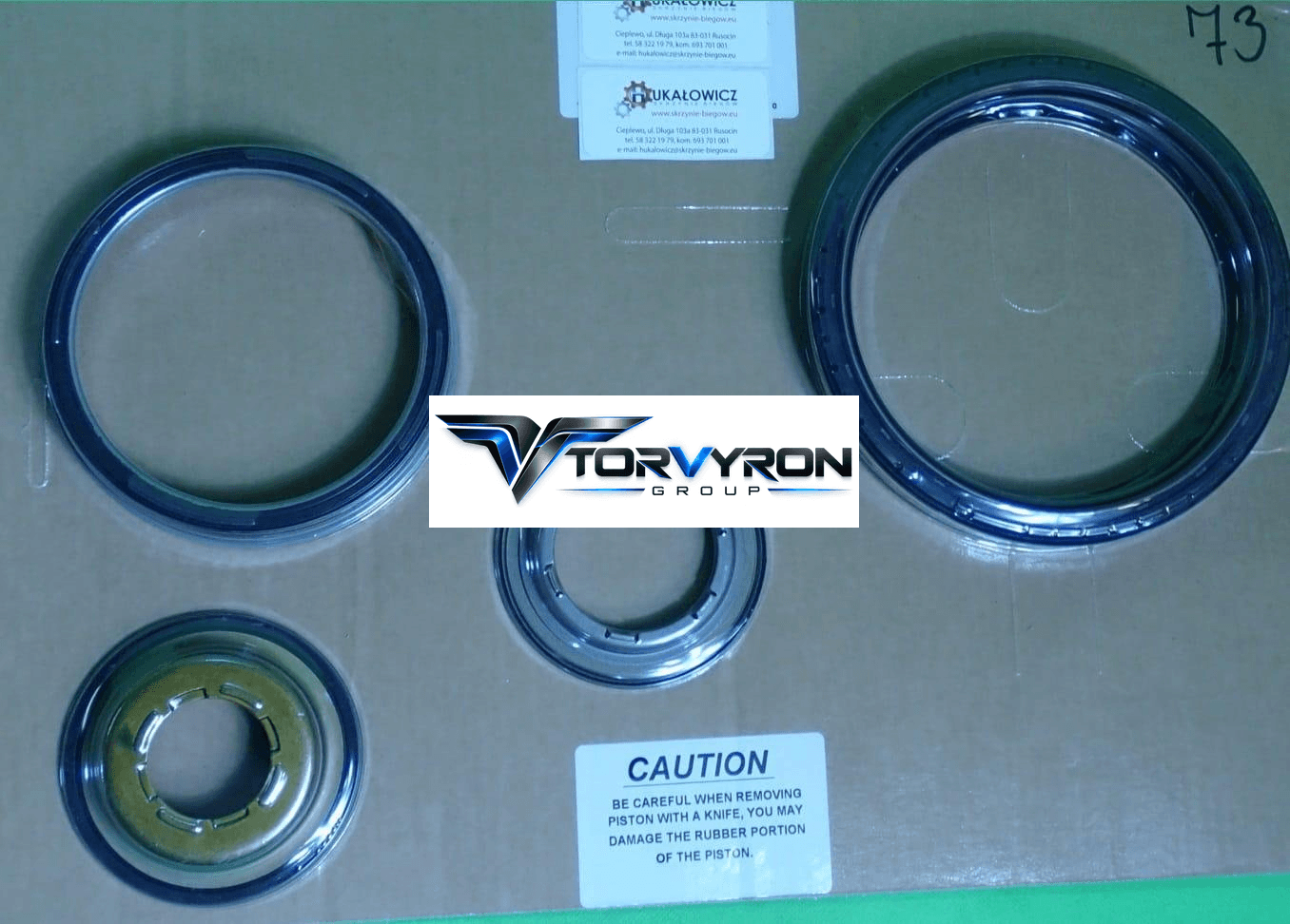 JUEGO DE PISTONES DE CAJA DE CAMBIOS 6T40 6T45 FORD · Foto 1
